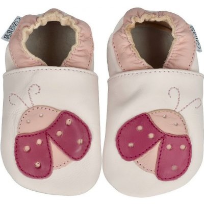 Capiki Kožené capáčky beruška růžová – Hledejceny.cz