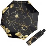 Doppler Fiber Magic Fiore dámský plně automatický deštník černý – Zboží Dáma