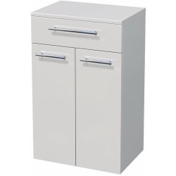 Intedoor UNI SN 82/50 1Z 2D závěsná skříňka nízká 24 - Woodline Creme, SND/G - lesk