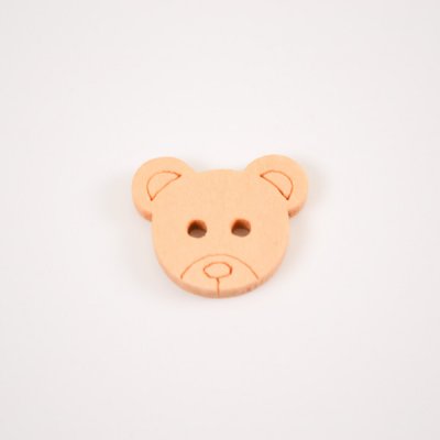 Takoy Dřevěný knoflík Handmade medvídek - balení 10 ks – Hledejceny.cz