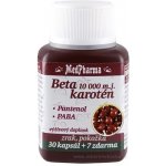 MedPharma Beta karot.10.000 m.j.Panth.+ Paba 37 kapslí – Hledejceny.cz