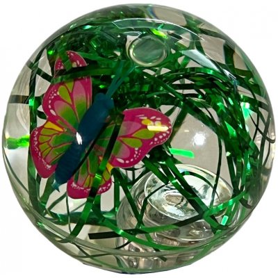 Super Duper svítící skákající míček motýl 6 cm Zelený – Zboží Mobilmania
