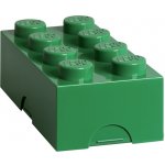 LEGO® svačinový box 100x200x75 mm-tm.zelená – Zboží Dáma