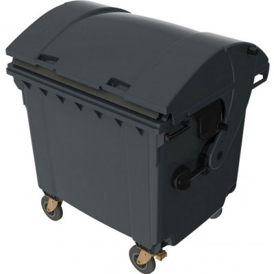 HTI Plastový kontejner 1100 l na komunální odpad, design S – Zboží Dáma