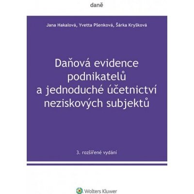Daňová evidence podnikatelů a jednoduché účetnictví neziskových subjektů – Hledejceny.cz