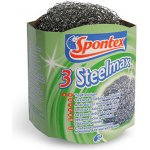 Spontex 3 Steelmax pletená ocelová drátěnka 12 g 3 ks – Zbozi.Blesk.cz