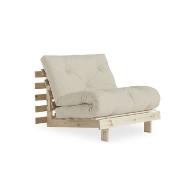 Karup Root raw bezbarvé futon beige 747