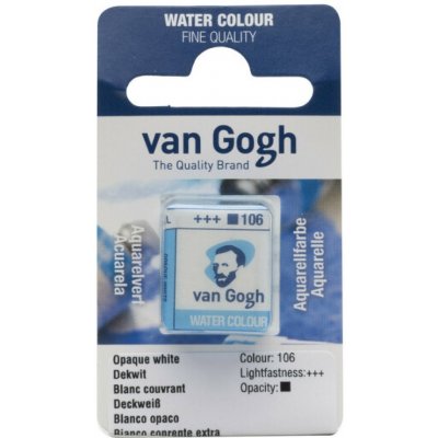 Van Gogh Akvarelová barva v půlpánvičce 108 Chinese White – Zbozi.Blesk.cz