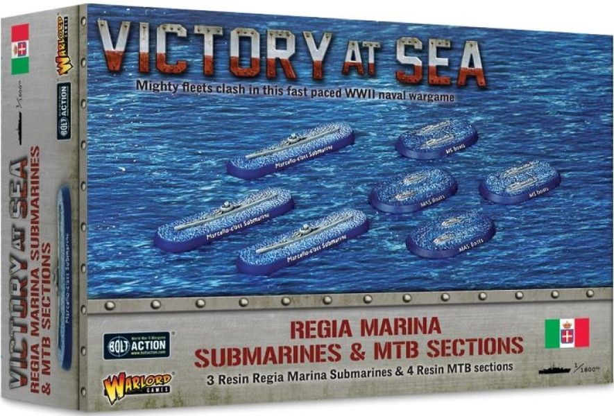 Warlord Games Victory at Sea Regia Marina Submarines & MTB sections