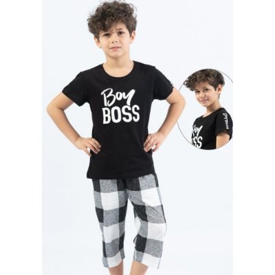 Chlapecké pyžamo Boy Boss 1F0750 černá – Zbozi.Blesk.cz