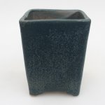 E-bonsai keramická bonsai miska 8,5 x 8,5 x 10,5 cm modrá – Zboží Dáma