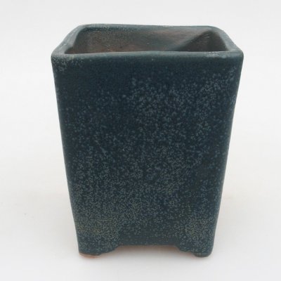 E-bonsai keramická bonsai miska 8,5 x 8,5 x 10,5 cm modrá – Zboží Dáma