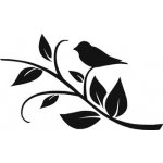 Artemiss Ptáček na větvičce plastová šablona 271 B 14,5x14,5cm – Sleviste.cz