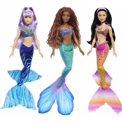 Mattel Disney Princess sada 3 ks panenek Malá mořská víla a sestřičky – Zbozi.Blesk.cz