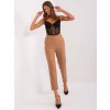 Dámské klasické kalhoty Basic elegantní kalhoty tw-sp-ob055.45-brown