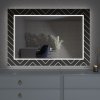 Zrcadlo Artalo LED zrcadlo s dekorem D12 50 x 50 cm