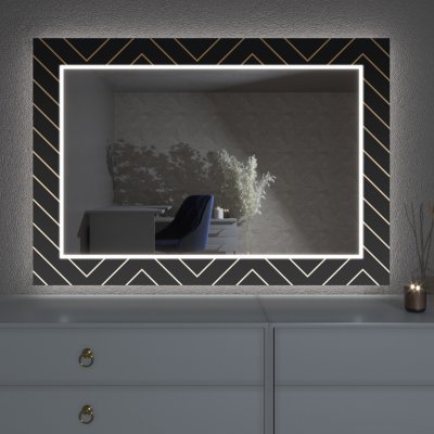 Artalo LED zrcadlo s dekorem D12 50 x 50 cm – Hledejceny.cz