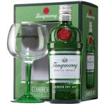 Tanqueray London Dry Gin 43,1% 700 ml (dárkové balení 1 sklenice) – Zbozi.Blesk.cz