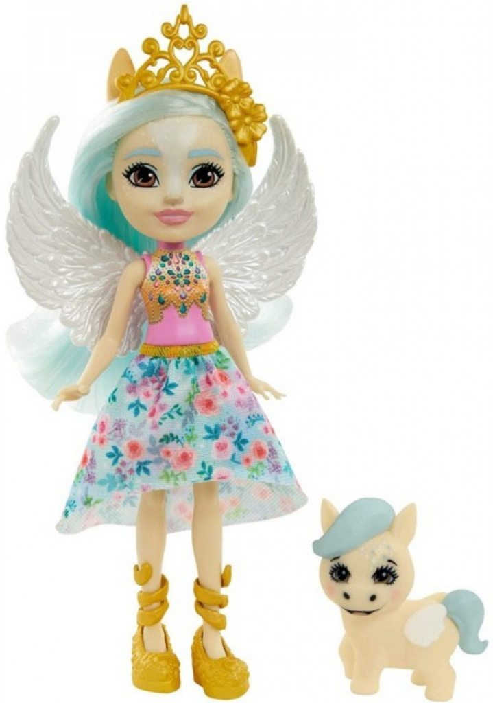 MATTEL EnchanTimals Royal se zvířátkem Paolina Pegasus a Wingley