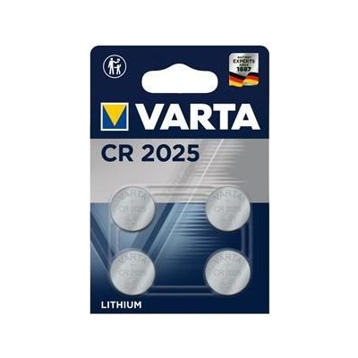 Varta CR 2025 Baterie 4ks 4008496996285 – Zboží Mobilmania