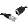 síťový kabel Goobay 21.92.0205 FTP patch prodlužovací kat.5e, RJ45 M-F, 5m, černý