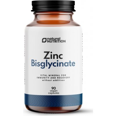 Natural Nutrition Zinek chelát bisglycinát kapsle 90 kapslí – Hledejceny.cz