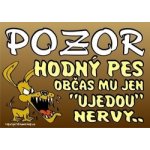 Certifikát Pozor hodný pes občas mu jen ujedou – Sleviste.cz