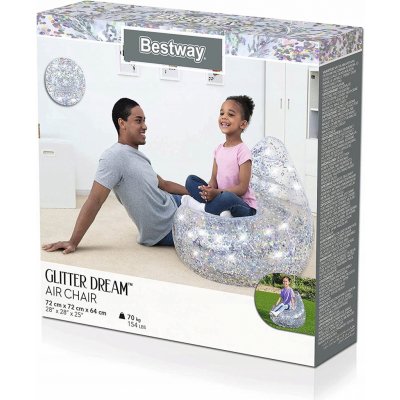 Bestway 75105 Třpytivé křeslo – Zboží Dáma