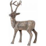 EUROFIRANY VÁNOČNÍ DEKORAČNÍ FIGURKA DEER 31CM TMAVÁ ZLATÁ – Hledejceny.cz