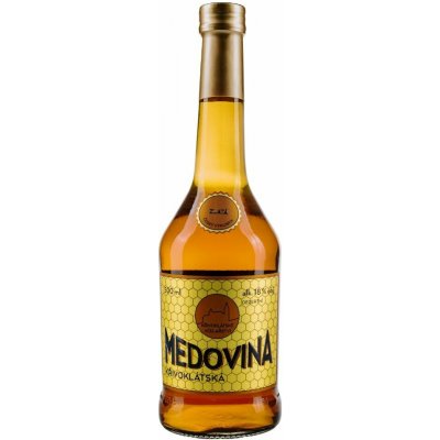 Česká Včela Křivoklátská medovina zlatá 0,5 l – Zboží Mobilmania