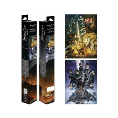 Attack on Titan set plakátů 2ks – Zboží Dáma