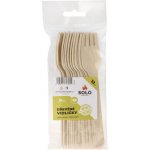 Kinekus Vidlička dřevěná sada 12 ks jednorázová 20bal krt KIN3141039 – Zboží Mobilmania