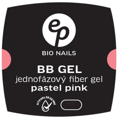 BIO nails BB Fiber PASTEL PINK jednofázový hypoalergenní gel 30 ml