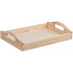 ČistéDřevo Dřevěný servírovací tác 30x20cm – Zbozi.Blesk.cz