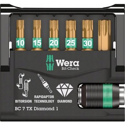 Wera Bit-Check 7 TX Diamond 1 05057415001 – HobbyKompas.cz