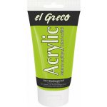 El Greco akrylová barva světlá vermilion zelená 150 ml – Sleviste.cz