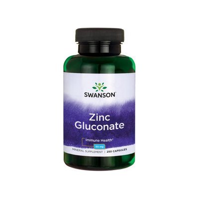 Swanson Zinc Gluconate 250 kapsle 50 mg