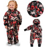 ESITO Rostoucí softshellová kombinéza s fleecem Vlčí máky černá – Zbozi.Blesk.cz