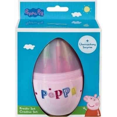 Karton P+P Vejce s výtvarnými potřebami velké Peppa Pig – Hledejceny.cz