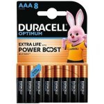 Duracell Optimum AAA micro bez plastu 8 ks 10PP110052 – Zboží Živě