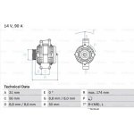 Generátor BOSCH 0 986 042 530