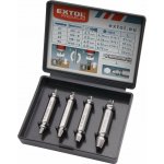 Vytahováky zalomených šroubů EXTOL PREMIUM 4ks, 8801842 – HobbyKompas.cz