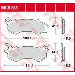 TRW ZF brzdové destičky KH603 organické HONDA NSC 50/110 12-, PCX 125/150 10-, KYMCO PEOPLE 125 16-, PEUGEOT DJANGO 50/125/150 14-, přední | Zboží Auto