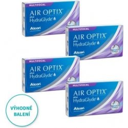 Alcon Air Optix Plus Hydraglyde Multifocal 3 čočky balení 3+1 zdarma