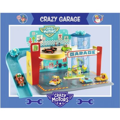 DJECO Crazy motors Garáž – Zboží Dáma