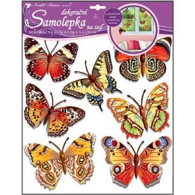 Anděl 10161 Samolepky na zeď motýli skuteční 38x31 cm – Hledejceny.cz