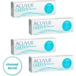 Johnson & Johnson Acuvue Oasys 1-Day with HydraLuxe 30 čoček balení 3+1 zdarma – Sleviste.cz