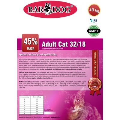 Bardog Cat Adult 32/18 4 kg