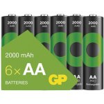 GP ReCyko Pro AA 2000mAh 6ks 1032226200 – Zboží Mobilmania