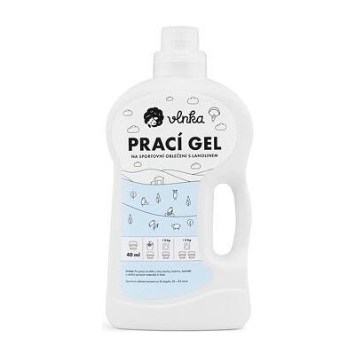 Vlnka Prací gel na sportovní oblečení s lanolinem 1 l – Zboží Mobilmania